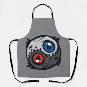 Guter und Böser Drache Yin Yang Schürze