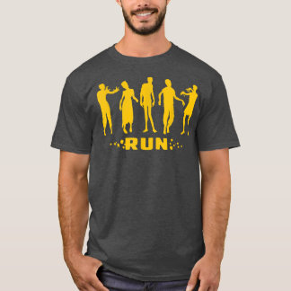 Guter Zombie-Ratgeber Grafik-Run zur Vermeidung vo T-Shirt