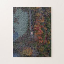 Güterzug Herbst Puzzle