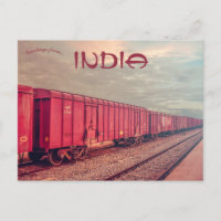 Güterzug in Hosur Tamil Nadu Indien