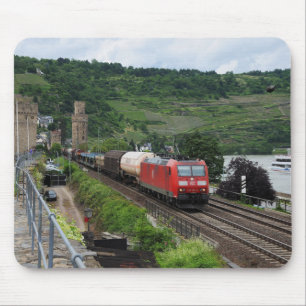 Güterzug in Oberwesel Mousepad