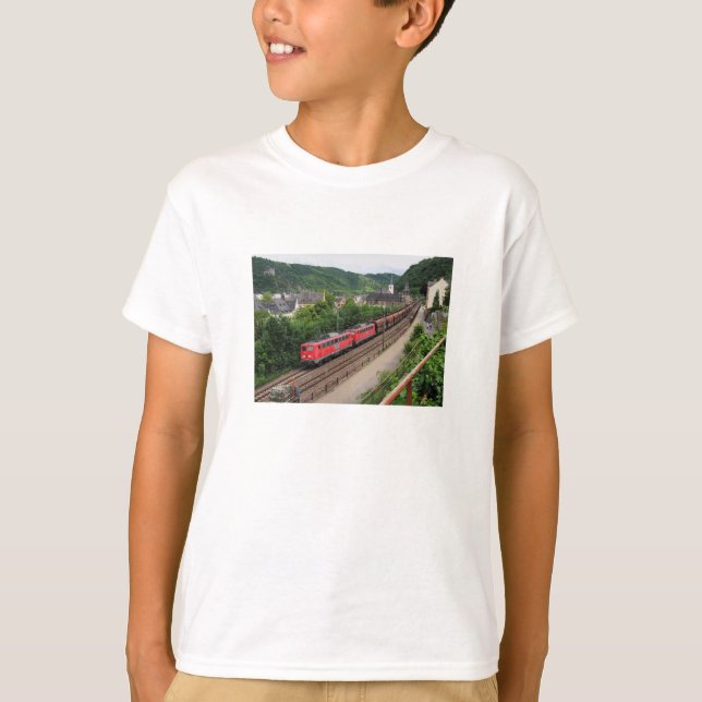 Güterzug in St. Goar T-Shirt (Vorderseite)