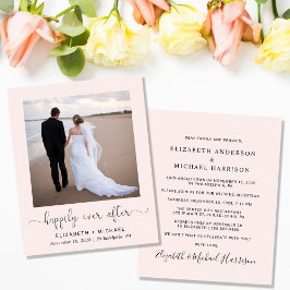 Gutes Budget nach rosa Hochzeitsempfang