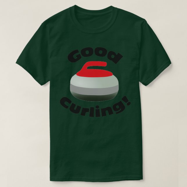 Gutes Curling T-Shirt (Design vorne)