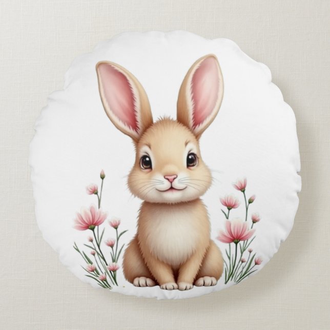 Gutes Design Rundes Kissen (Vorderseite)