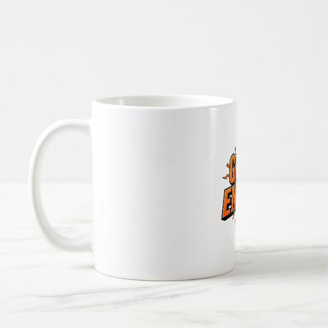 Gutes Energiesparen mit Retro-Blitzlicht-Tasse Kaffeetasse (Links)