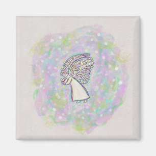 Gutes erwarten Angel Art Magnete