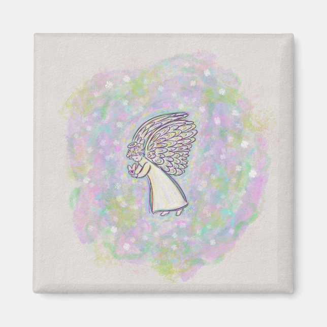Gutes erwarten Angel Art Magnete (Vorne)