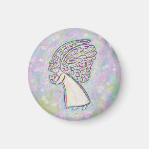 Gutes erwarten Angel Art Magnete