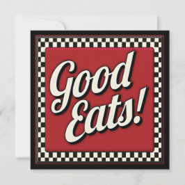 Gutes Essen Ansammlung Einladung