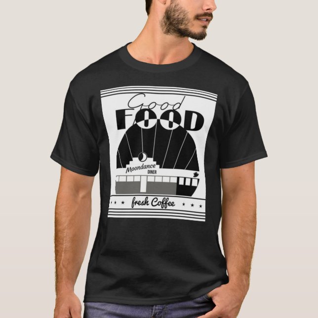 Gutes Essen Moondance Diner Fresh Coffee Classic T T-Shirt (Vorderseite)