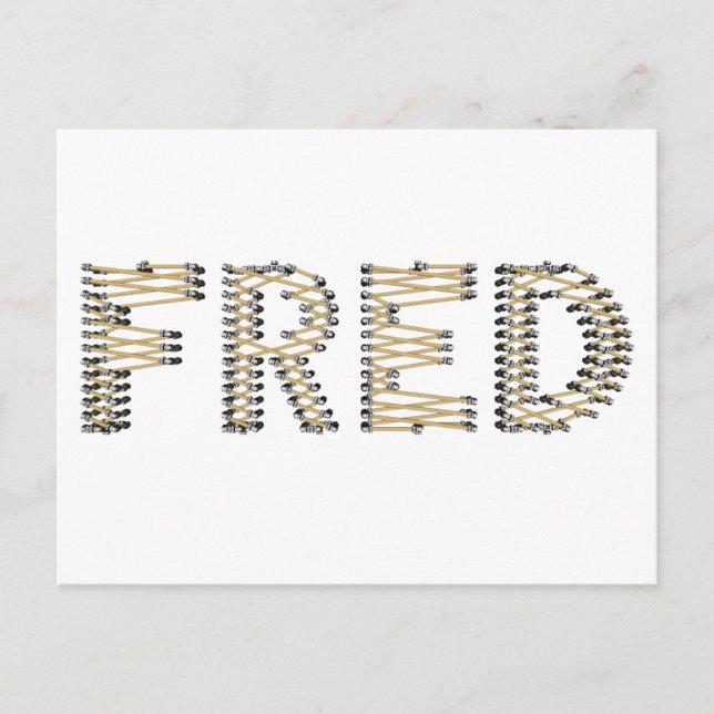 Gutes FRED-Logo Postkarte (Vorderseite)