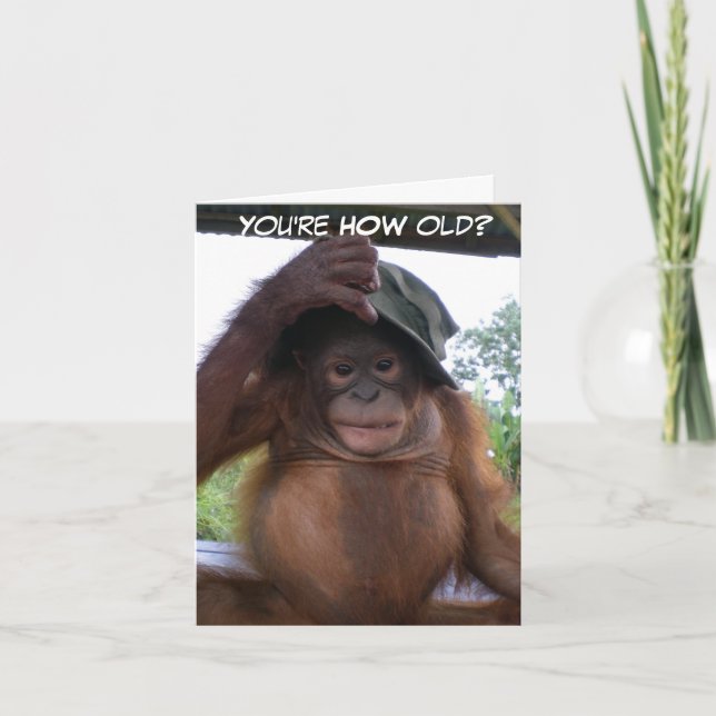 Gutes Glück zum Geburtstag Karte (Vorderseite)