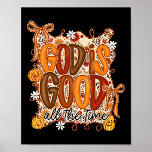 Gutes ist immer gut Coquette-Bogen Thanksgiving Poster