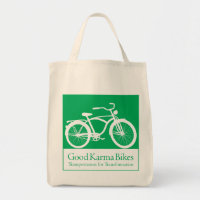 Gutes Karma fährt Bio Lebensmittelgeschäft-Tasche