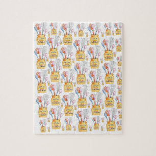 Gutes Kochen Utensiys Jigsaw Puzzle Daisy