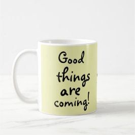 Gutes kommt Niedlich Positiv Kaffeetasse