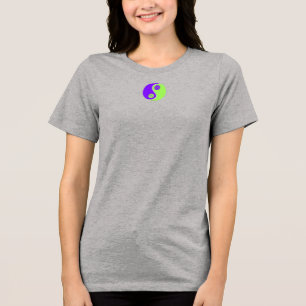Gutes Leben Frauen T - Shirt lila und grün