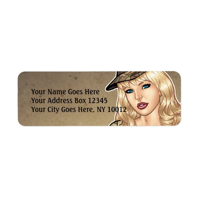 Gutes Mädchen mit einem Gun Button-up von Al Rio (Vorne)