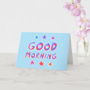 GUTES MORGENS Coole Streifen CUSTOM Karte