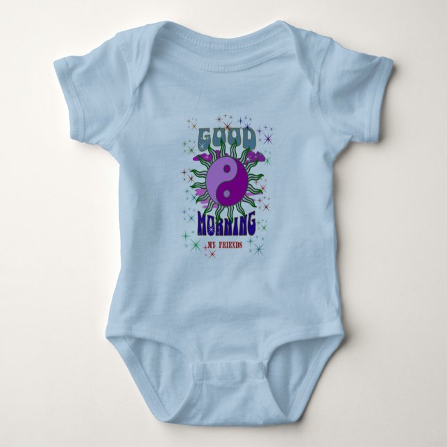 GUTES MORNING, Baby Bodysuit Strampler (Vorderseite)