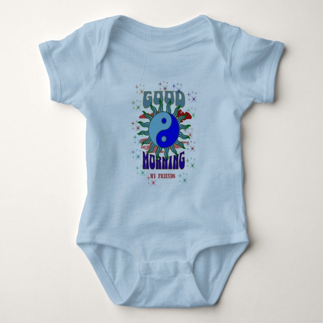 GUTES MORNING, Baby Bodysuit Strampler (Vorderseite)