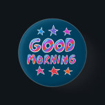 GUTES MORNING Coole Handschrift zum Spaß Button<br><div class="desc">Dekorieren Sie Ihr Outfit mit diesem coolen Kunstknopf. Macht ein großartiges Haus-Erwärmung,  Geburtstag oder Hochzeitsgeschenk! Sie können ihn anpassen und auch Text hinzufügen. Karo in meinem Shop für viel mehr Farben und Muster! Lass mir Bescheid,  wenn du auch etwas Gewohntes willst.</div>
