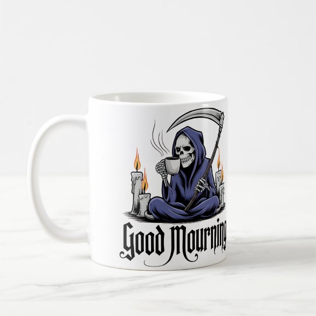GUTES MOURNING KAFFEETASSE (Links)
