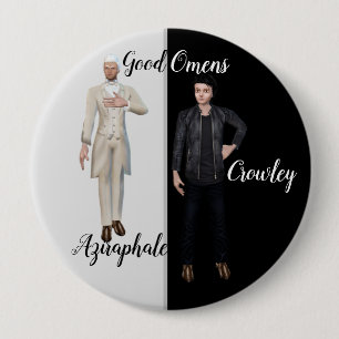 Gutes Omens-Abzeichen Button