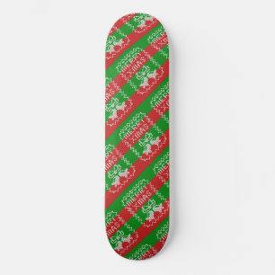 Gutes Pullover-Muster Jingle Glocken Merry Xmas Ga Skateboard