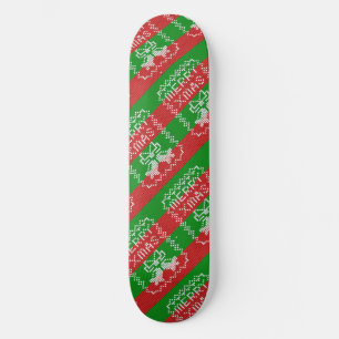 Gutes Pullover-Muster Jingle Glocken Merry Xmas Ga Skateboard