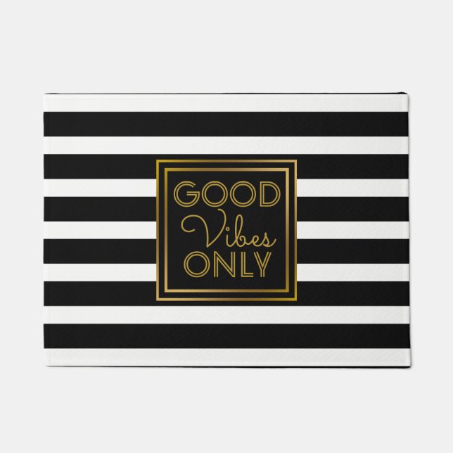 Gutes Schwingungens-nur Goldmoderner Fußmatte (Vorderseite)