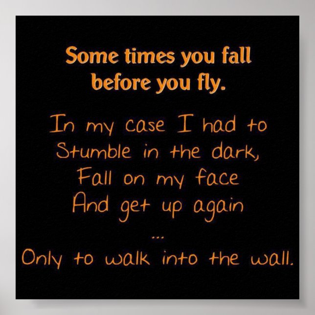 Gutes Spaß Poster (Vorne)