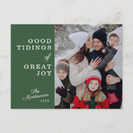 Gutes Tiding der großen Freude Weihnachten Postkar