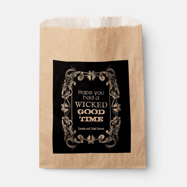 Gutes Zeit Halloween-Leckereien Geschenktütchen (Vorderseite)