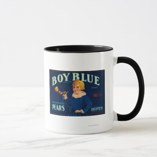 Gütesiegel "Boy Blue Peak Crate" Tasse (Rechts)