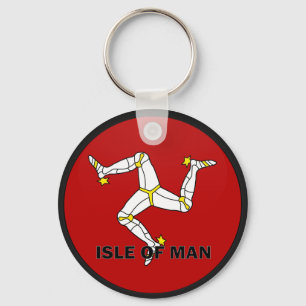 Gütesiegel der Isle of Man Roundel Schlüsselanhänger
