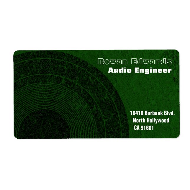 Gütesiegel für Audioingenieure (Vorne)