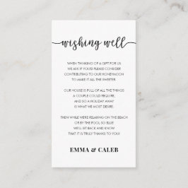 Gütesiegel für den Brunnen Begleitkarte