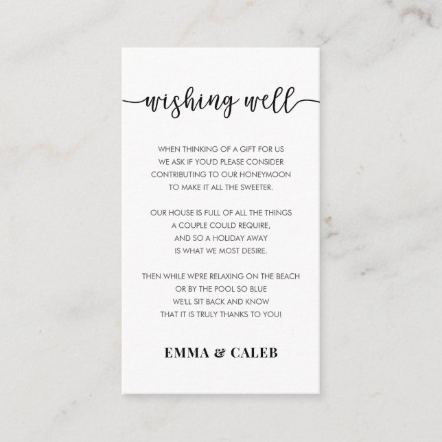 Gütesiegel für den Brunnen Begleitkarte (Vorderseite)