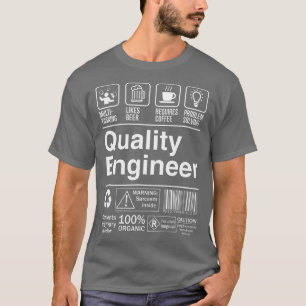Gütesiegel für Qualitätsingenieure T-Shirt