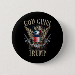 Gütesiegel "Guns" und "Trump 2. Button