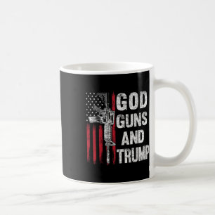 Gütesiegel "Guns" und "Trump 2. Kaffeetasse