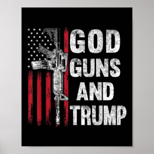 Gütesiegel "Guns" und "Trump 2. Poster