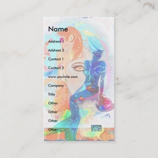 Guthaben an! visitenkarte (Vorderseite)