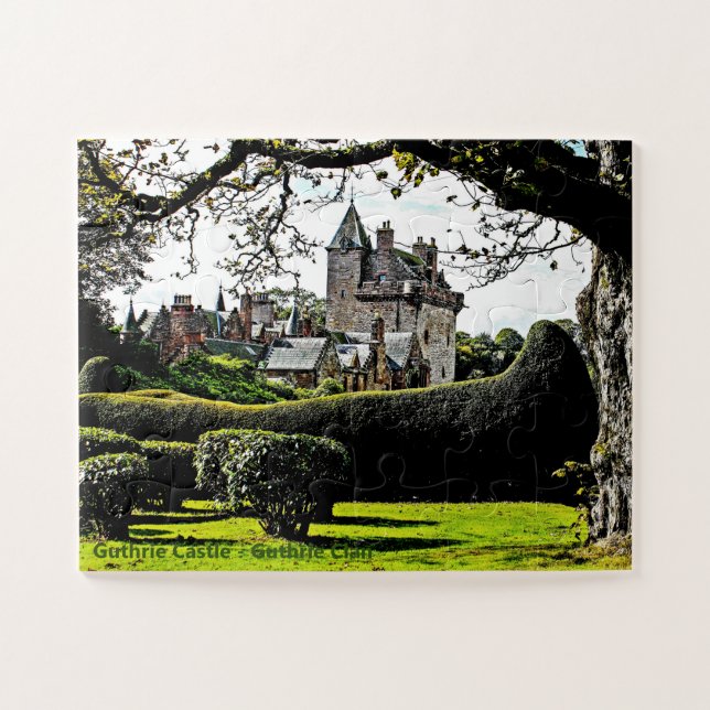 Guthrie Castle-Guthrie Clan Fun Puzzle von Schottl (Horizontal)