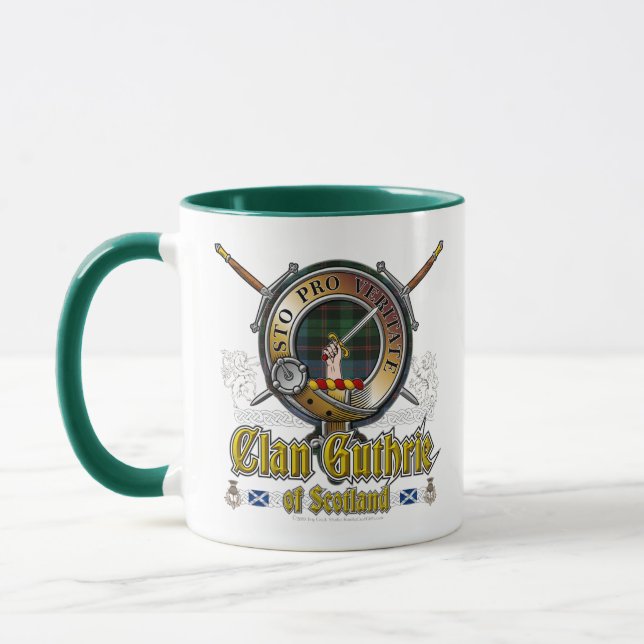 Guthrie Clan Abzeichen Tasse (Links)