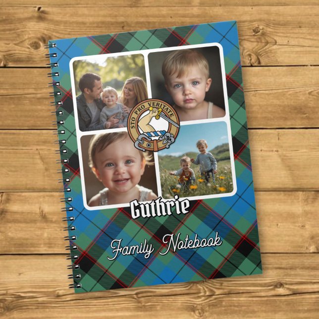Guthrie-Familienfoto-Collage Notizblock (Von Creator hochgeladen)
