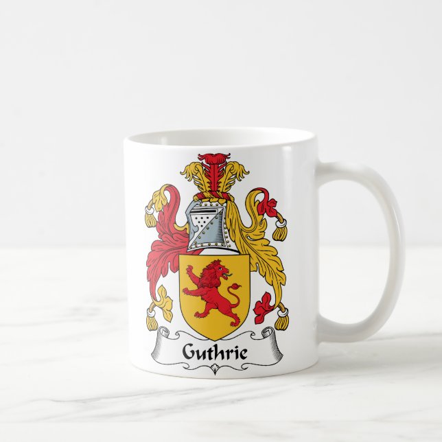 Guthrie Familienwappen Tasse (Rechts)
