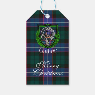 Guthrie Scottish Clan Tartan & Crest Geschenkanhänger